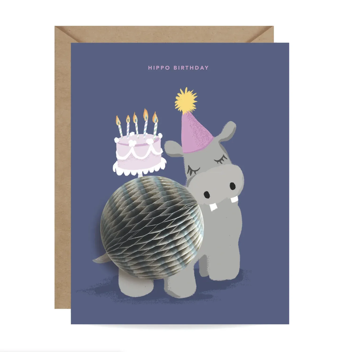 Card Pop-up Hippo