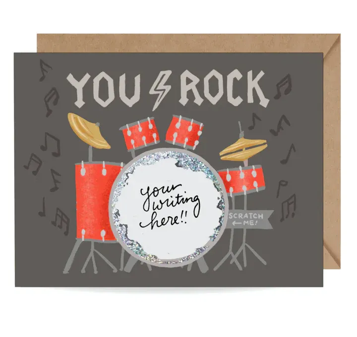 Card Scratch-off You Rock