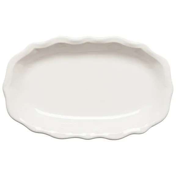 Ceramic Platter Provence Ivory 7.5&quot;