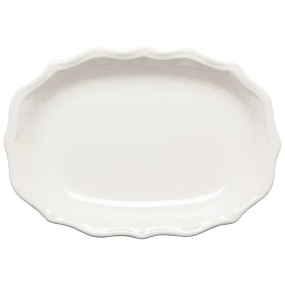 Ceramic Platter Provence Ivory 9.5&quot;