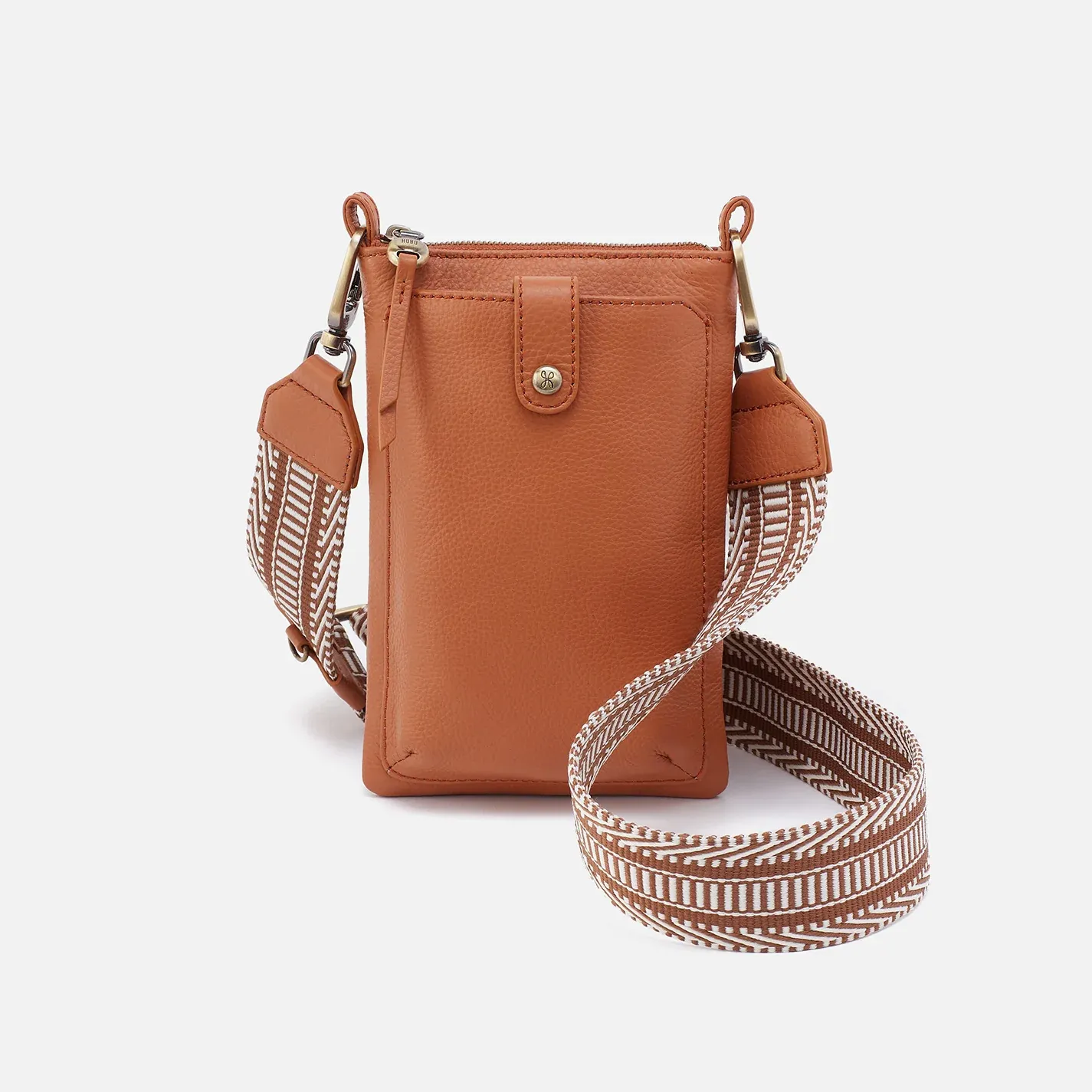 HOBO Cass Phone Crossbody Bag In Butterscotch