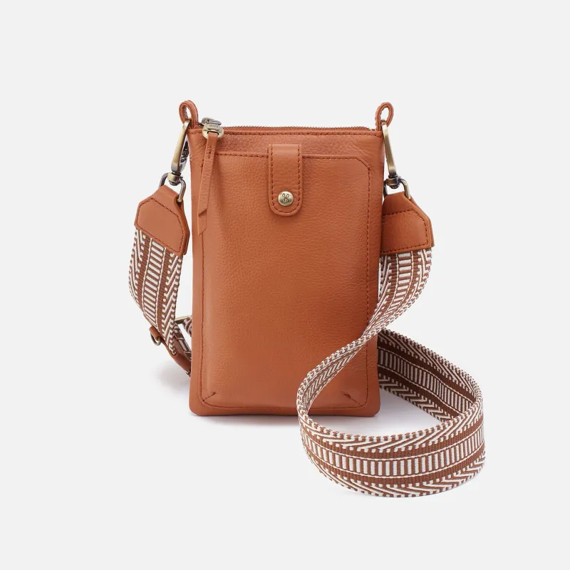 HOBO Cass Phone Crossbody Bag In Butterscotch