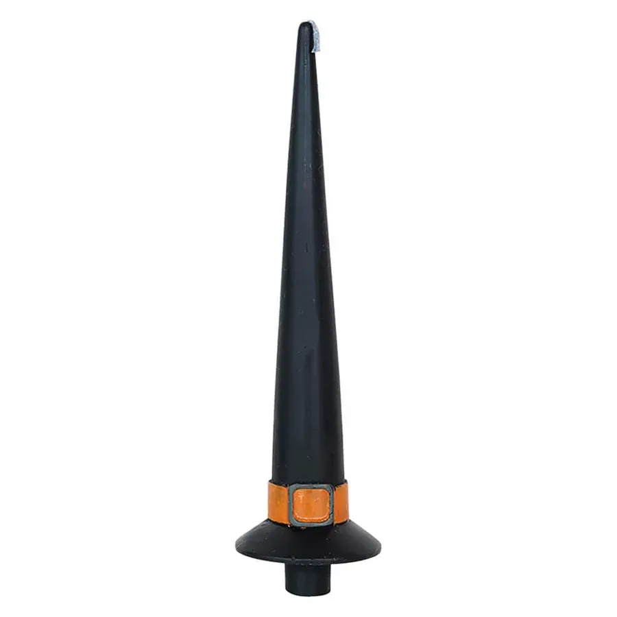 Witch Hat Shaped Taper Candle 10 Inch