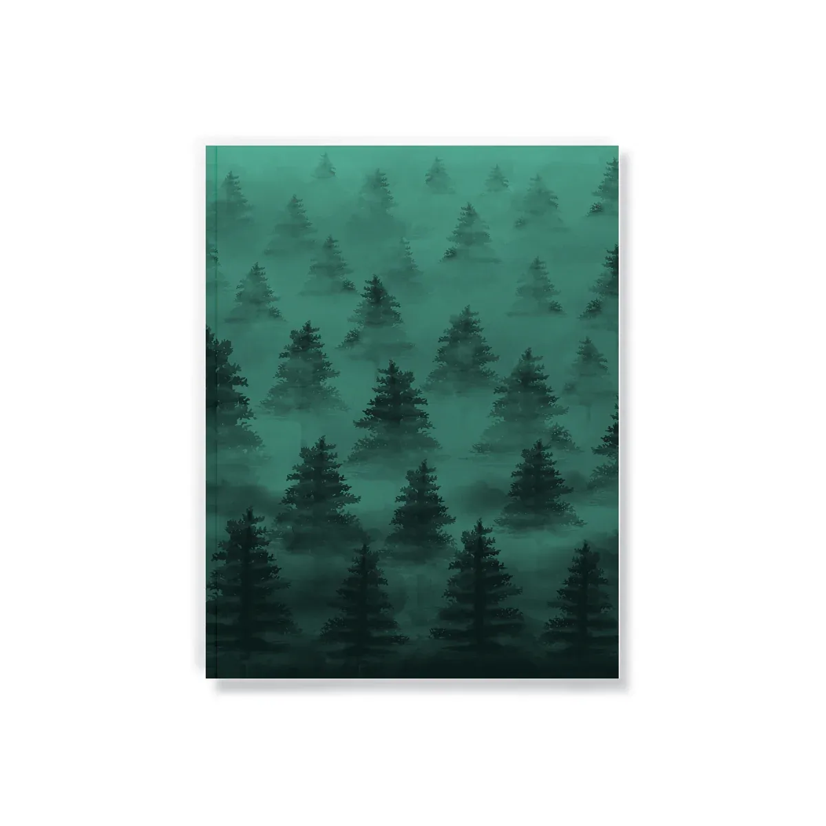 Silence Of Nature Medium Lined Notebook