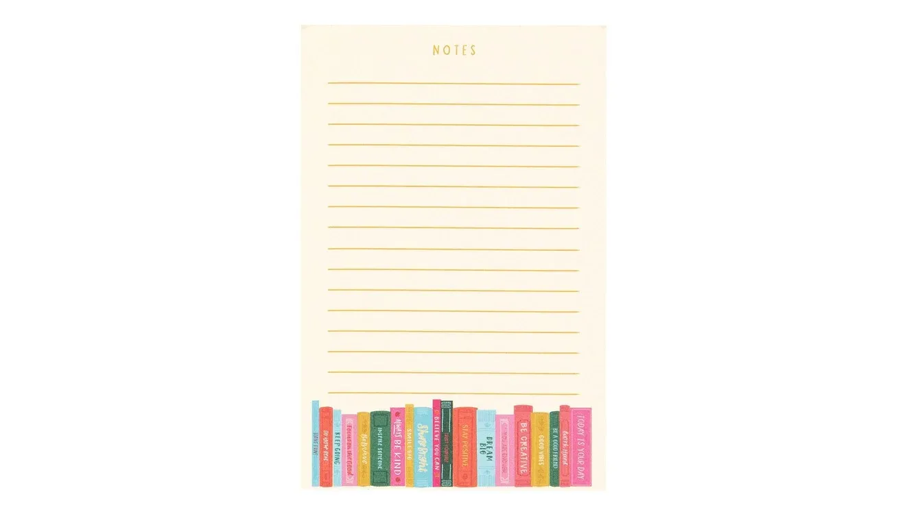 Affirmations Book Stack Notepad 4x6