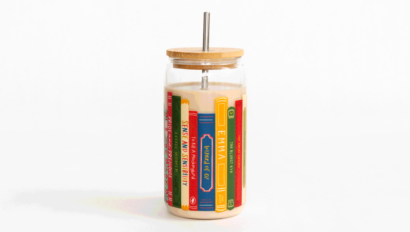 Books Glass Can