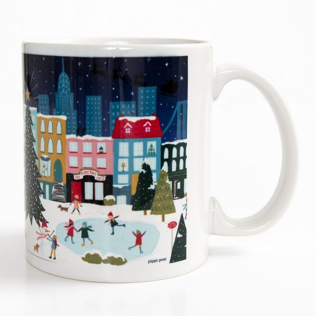 Winter Nights And City Lights Mug