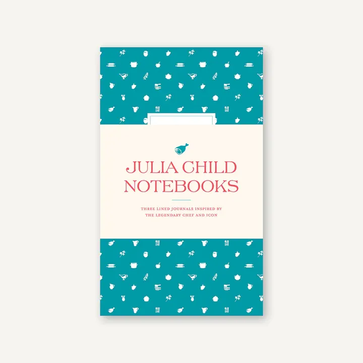 Set Of 3 Julia Child Notebooks