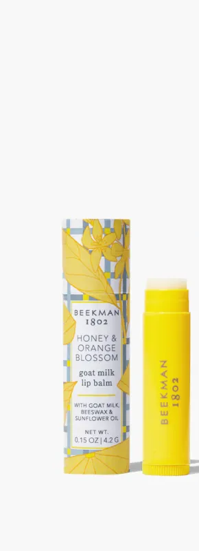 Beekman Honey And Orange Blossom Lip Balm