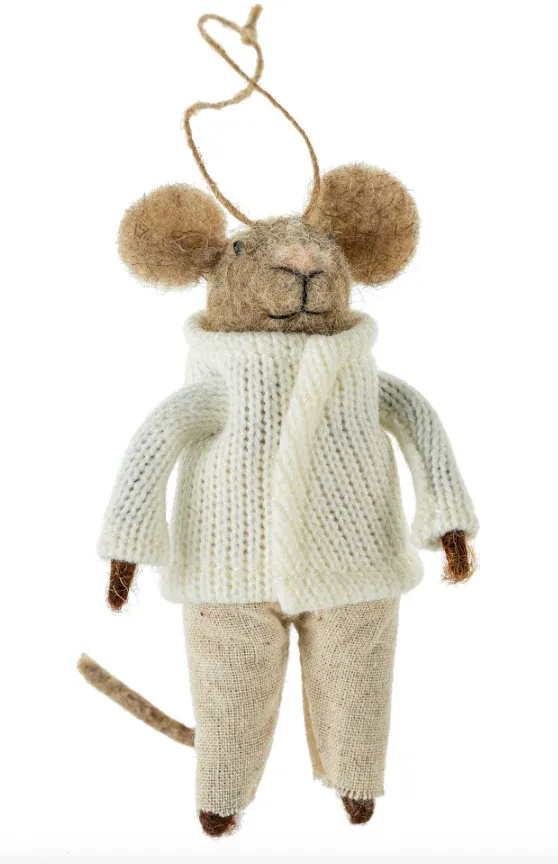 Felt Mouse Hibernal Harrison Ornament