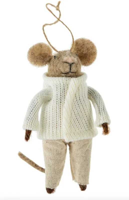 Felt Mouse Hibernal Harrison Ornament