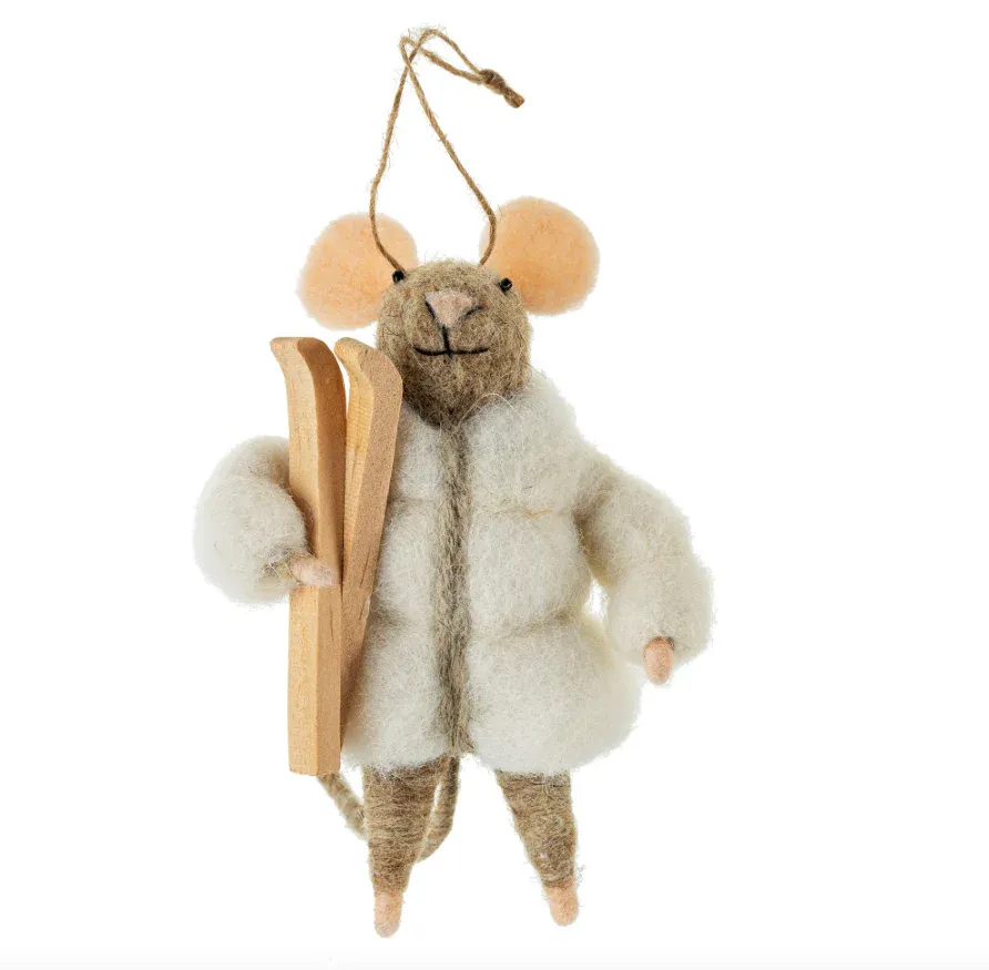 Felt Mouse Montcler Mouse Ornament