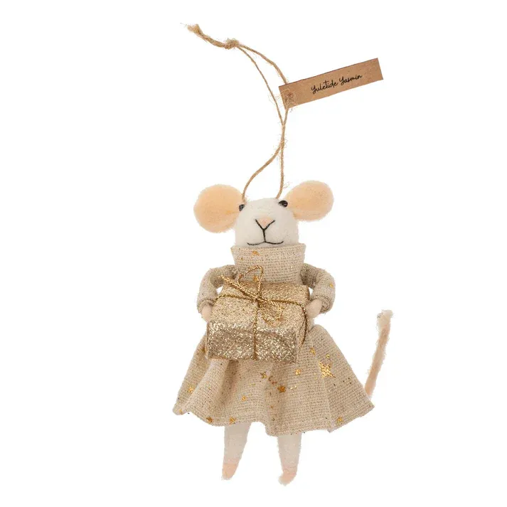 Felt Mouse Yuletide Yasmin Ornament