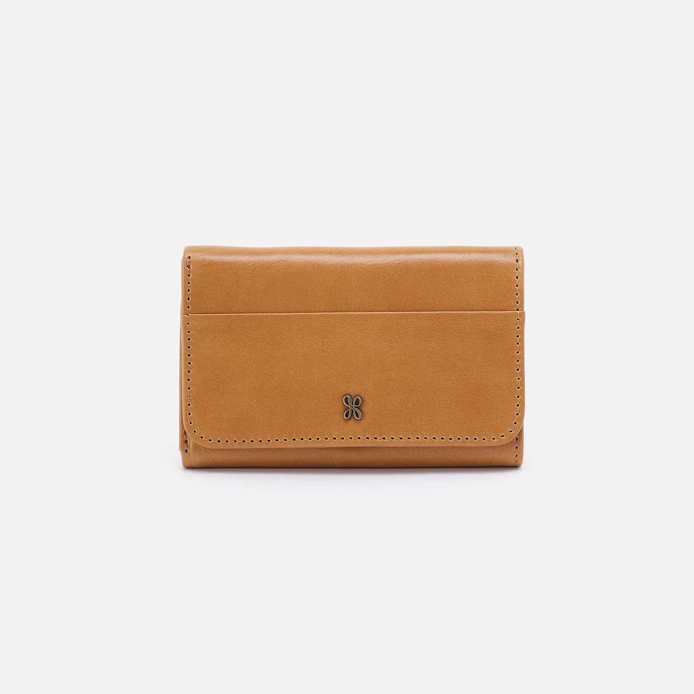 HOBO Jill Trifold Wallet In Natural