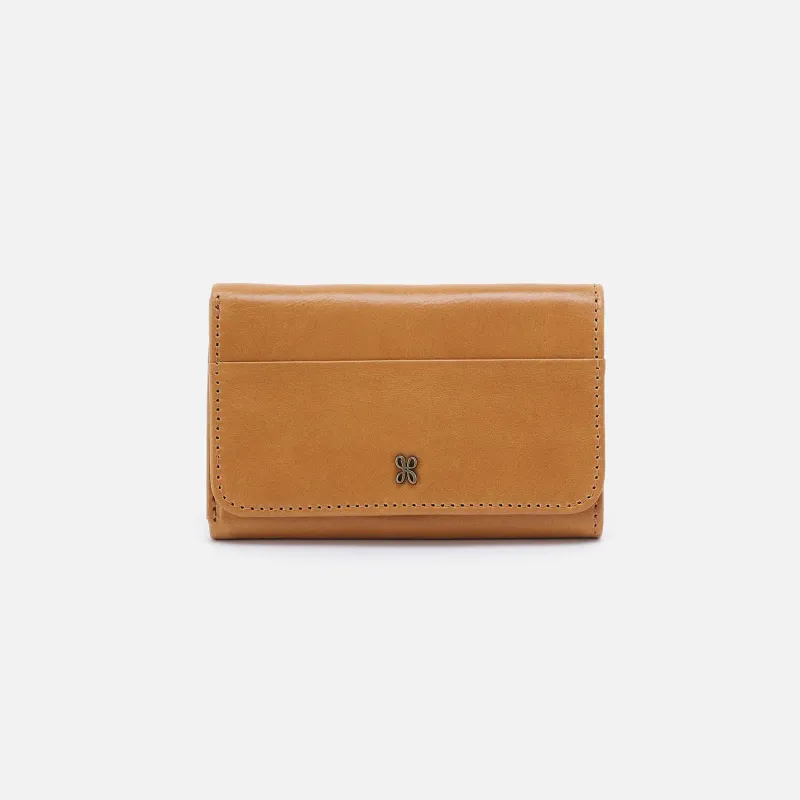 HOBO Jill Trifold Wallet In Natural