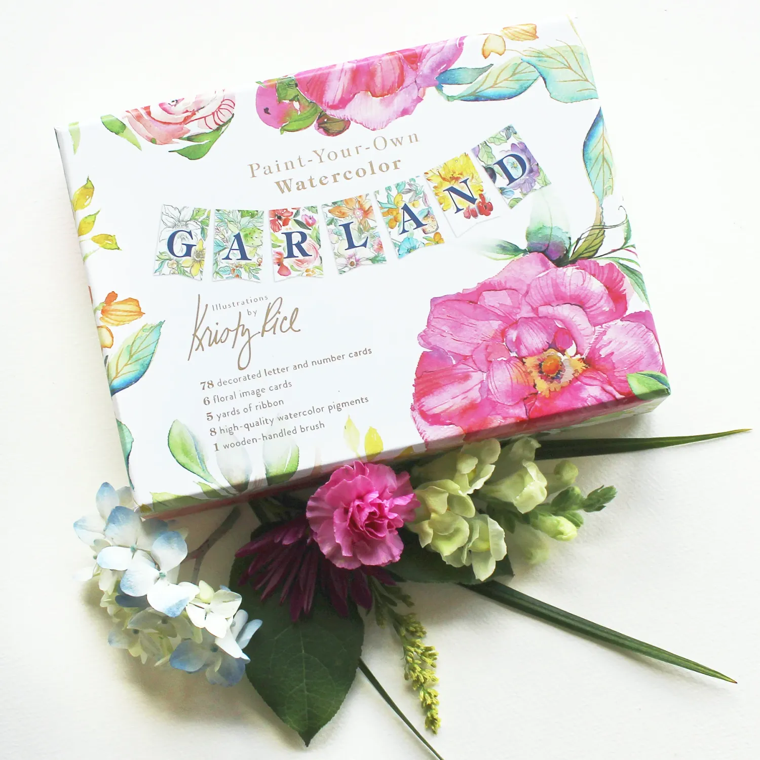 Paint Your Own Watercolor Garland Kit