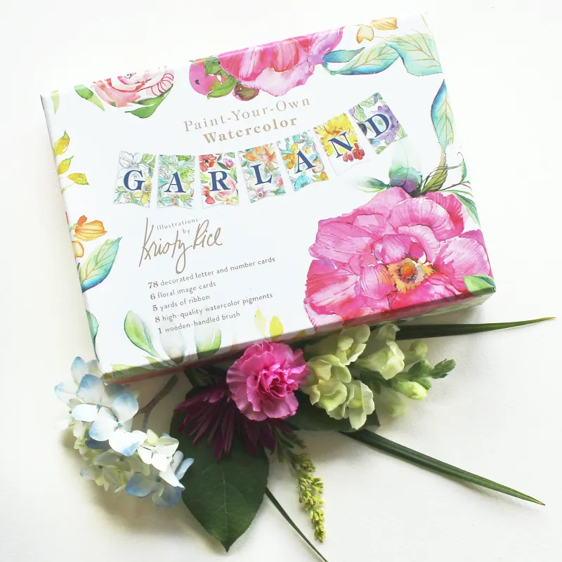 Paint Your Own Watercolor Garland Kit