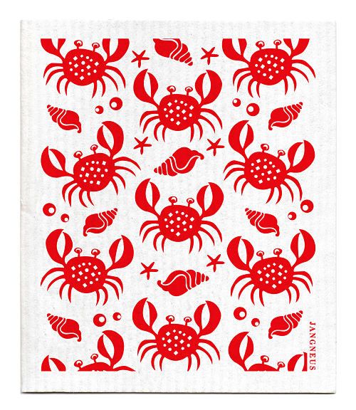 Swedish Cloth Crabs Red