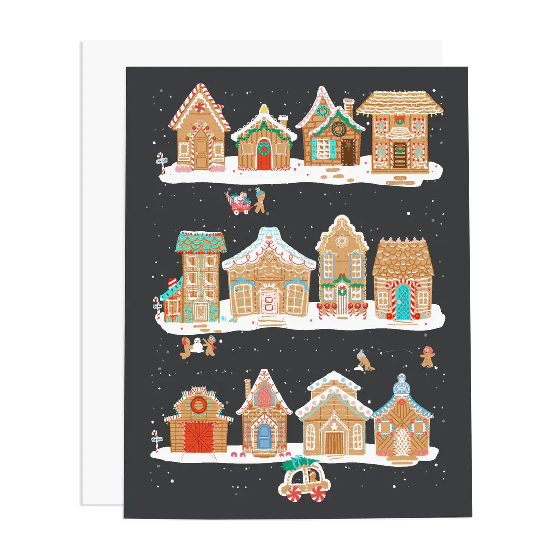 Gingerbread Town Card