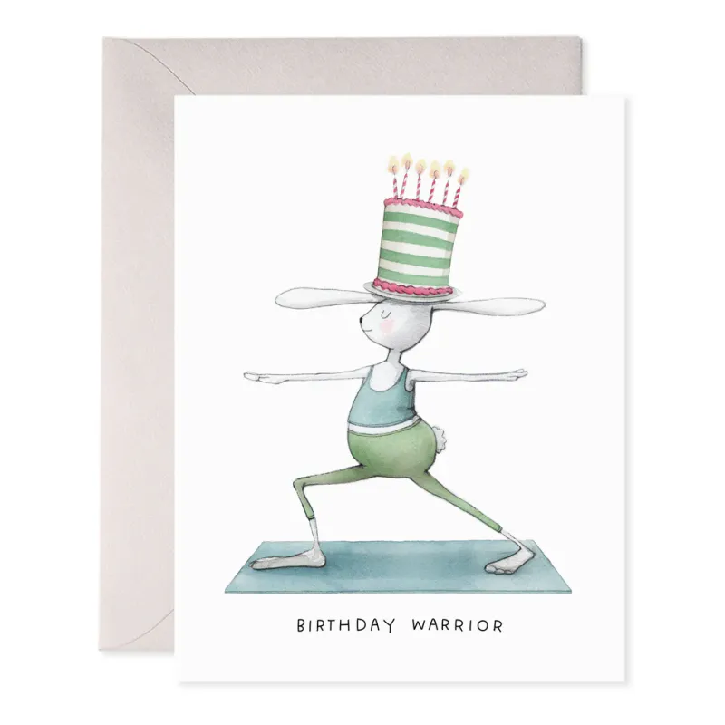 Birthday Warrior Card