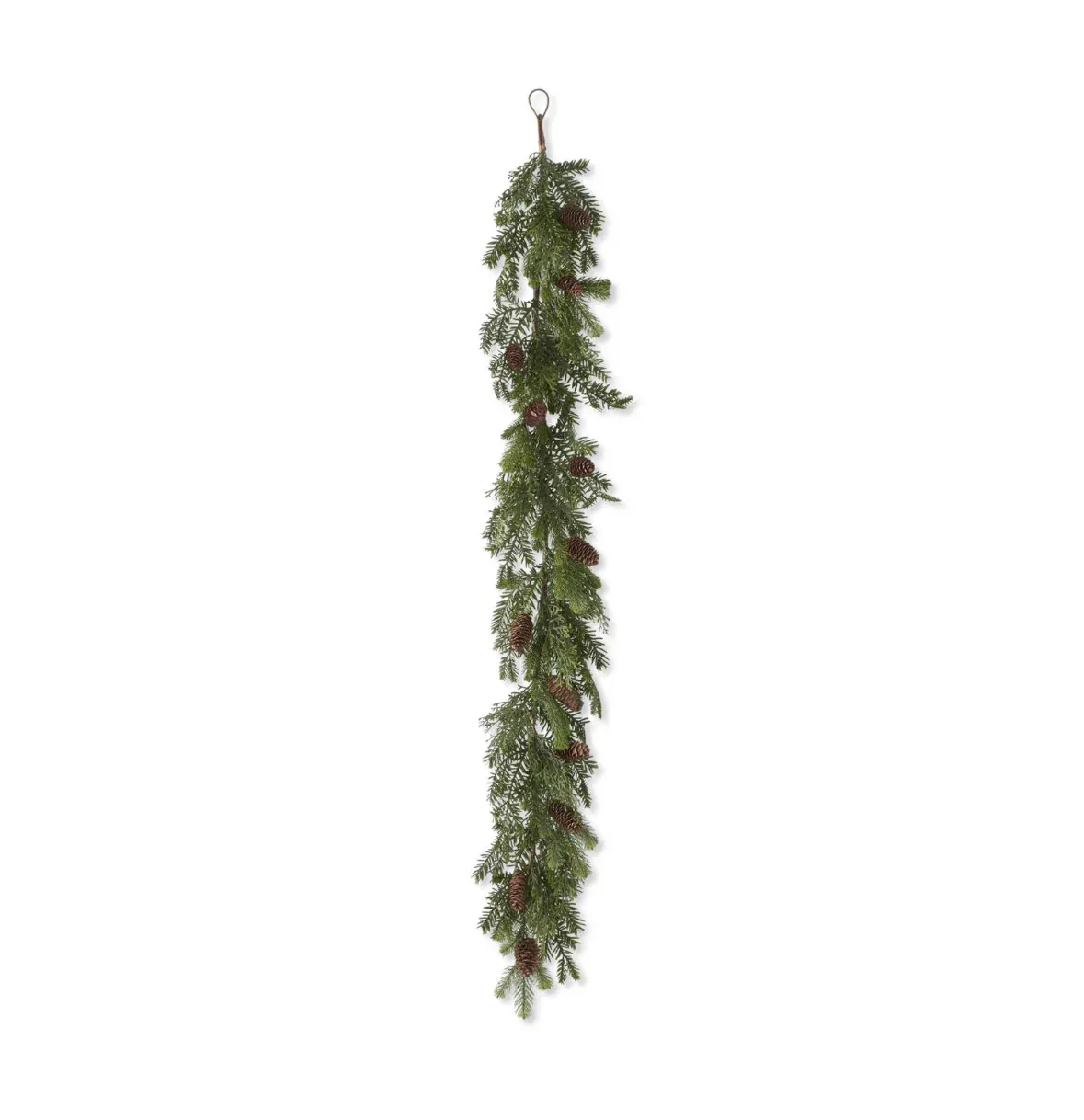 Cypress Pine Garland With Pinecones 60&quot;