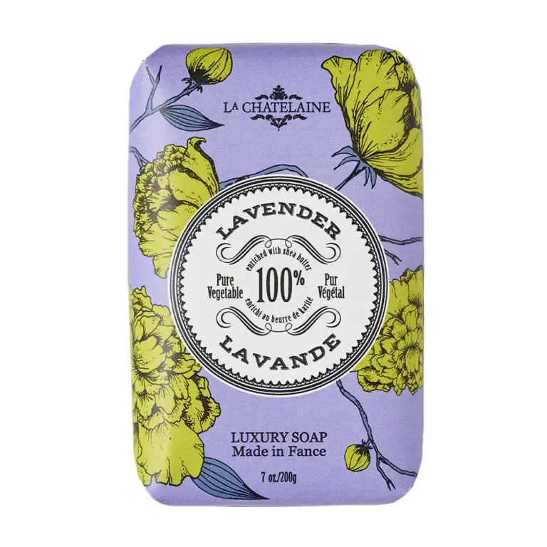 La Chatelaine Luxury Soap Lavender 7 oz