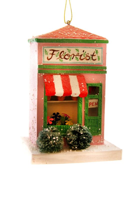 Handmade Florist Shop Ornament