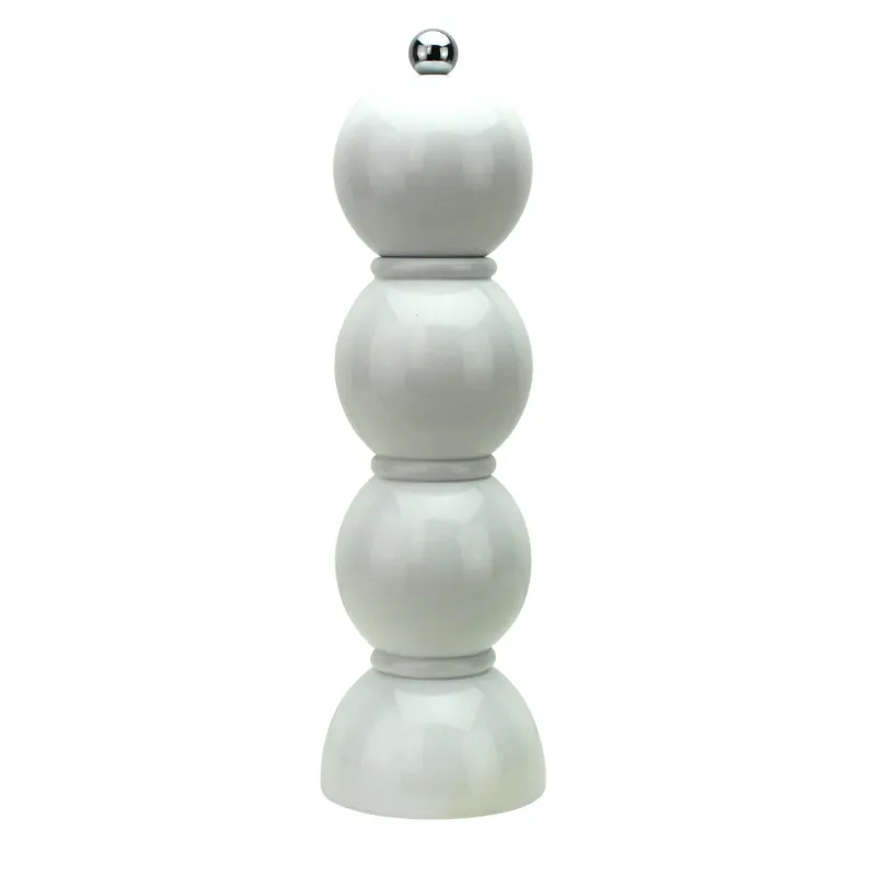 Salt Or Pepper Grinder In Bobbin White 24cm