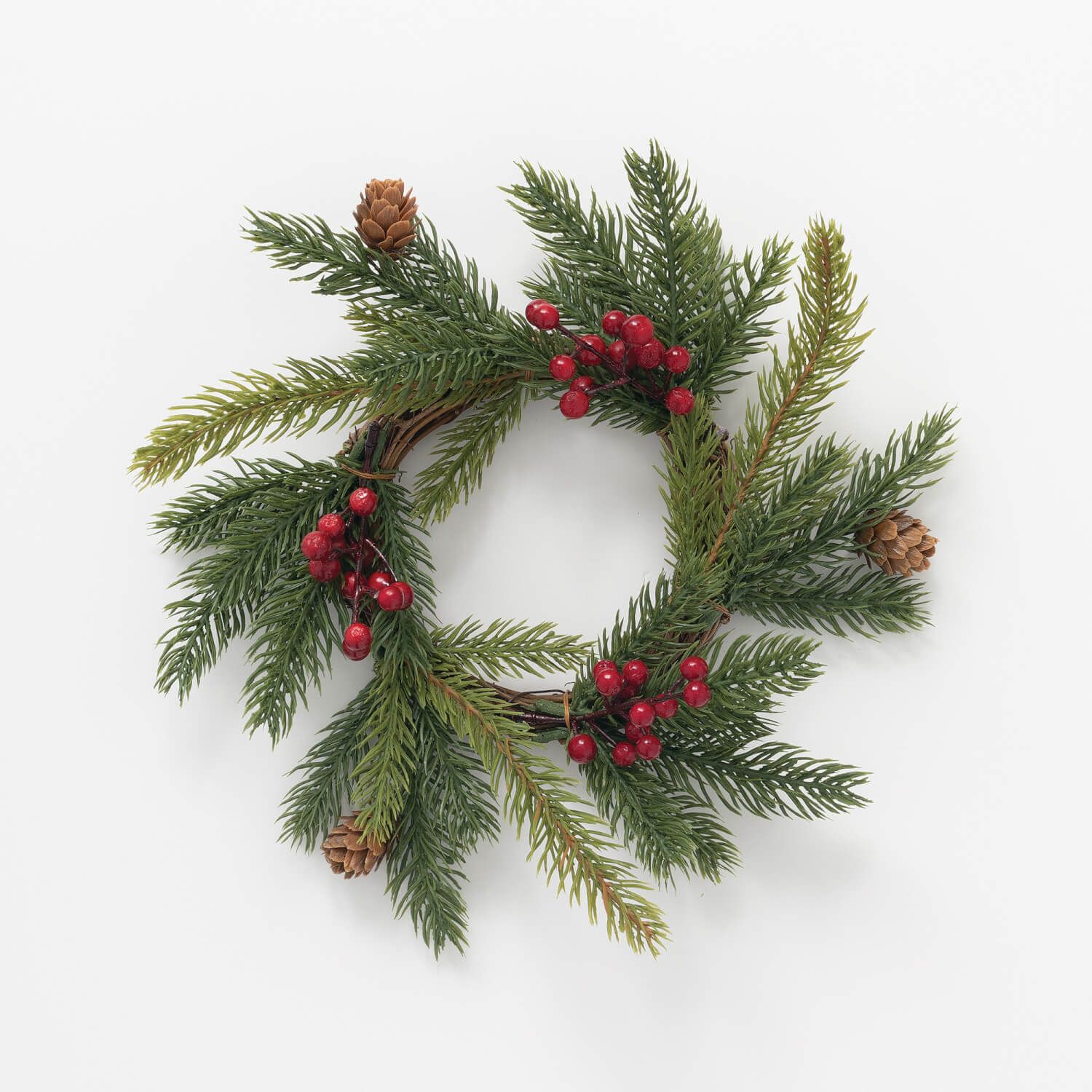 White Spruce And Berry Accent Ring 10&quot;