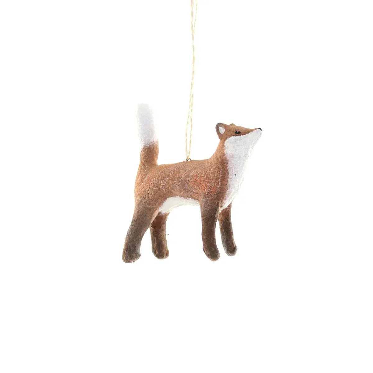 Handmade Cotton Fox Ornament Final Sale