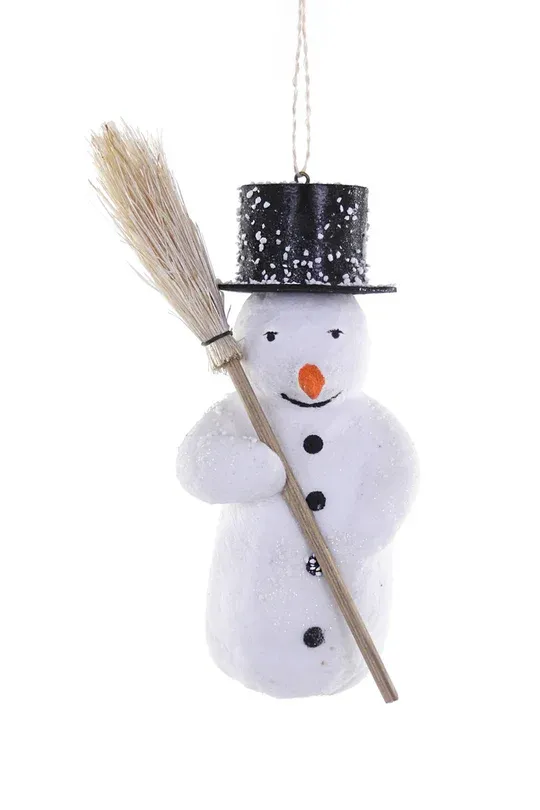 Handmade Cotton Snowman Ornament