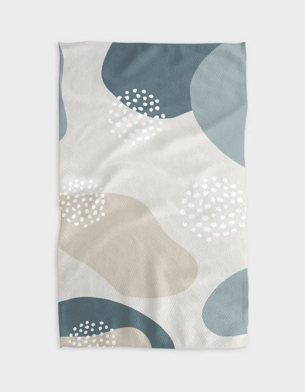 Geometry Tea Towel Snow Drops