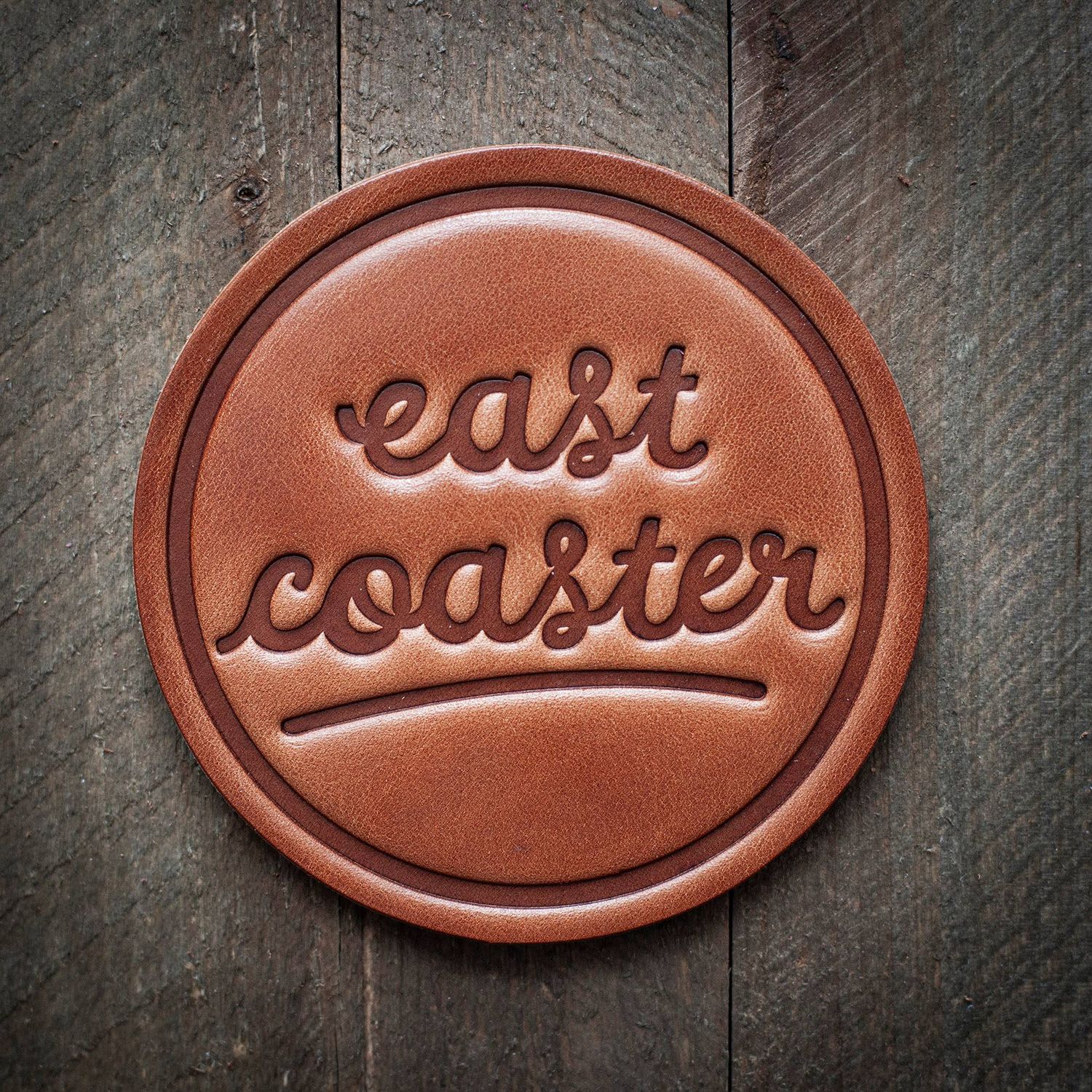 Leather Coaster East Coaster