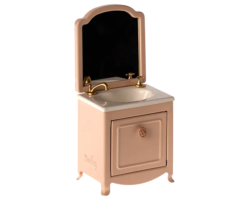Maileg Mouse Sink Dresser In Powder