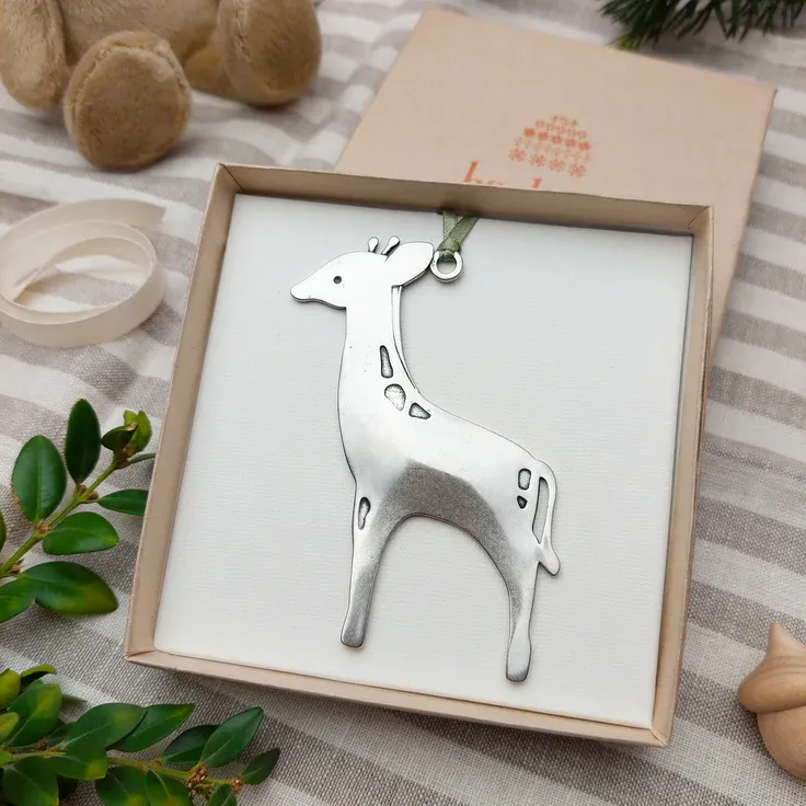 Handmade Giraffe Ornament