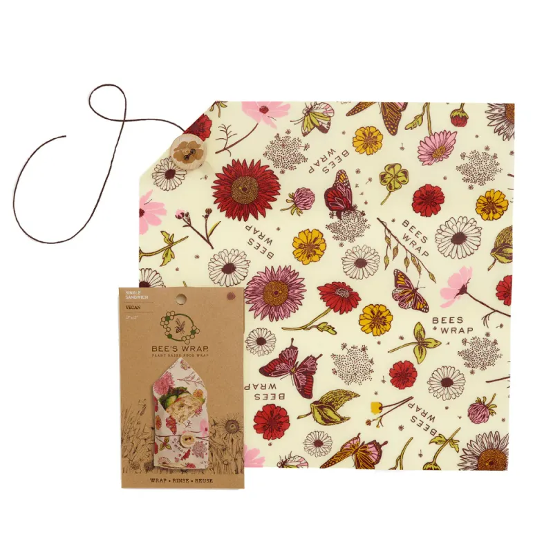 Bee's Wrap Sandwich Wrap Meadow Magic