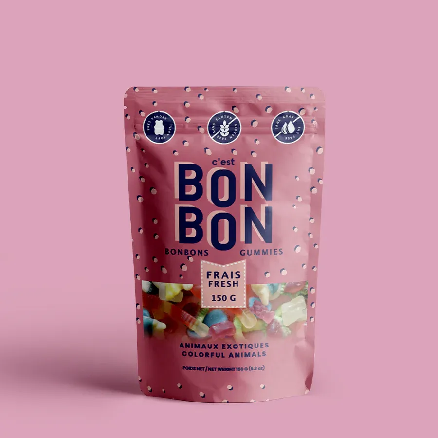 Bonbon Gummies Colorful Animals 5.3oz