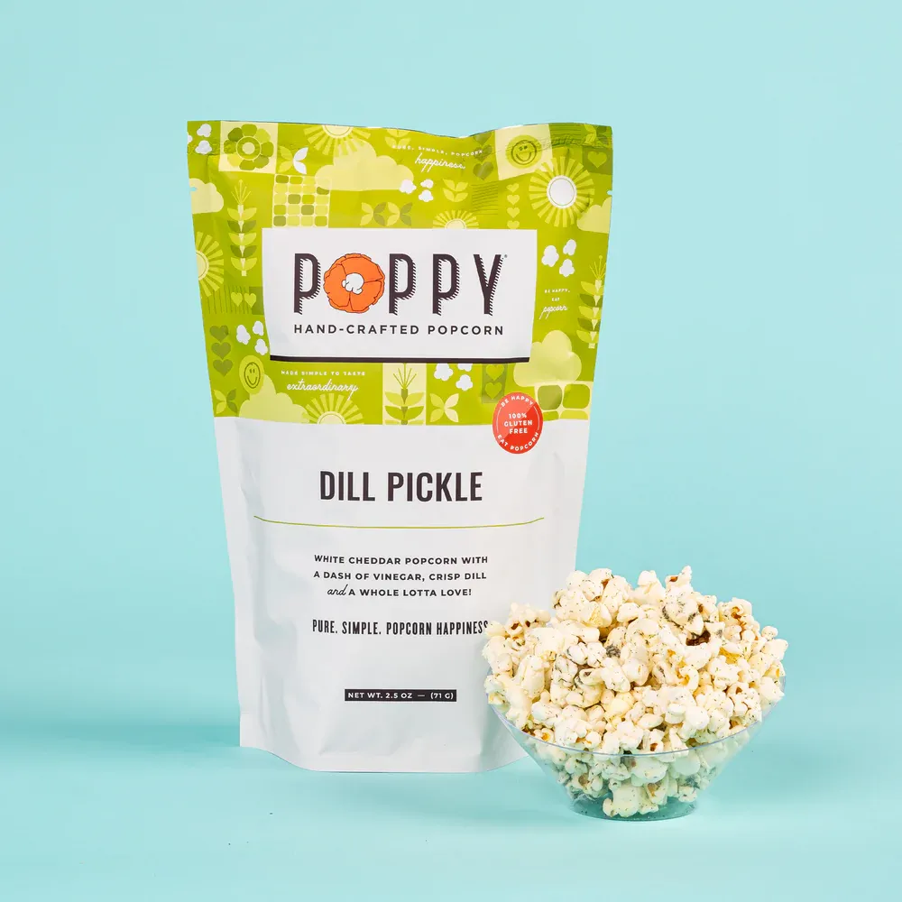 Poppy Popcorn Dill Pickle