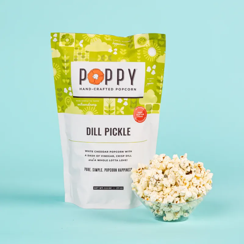 Poppy Popcorn Dill Pickle