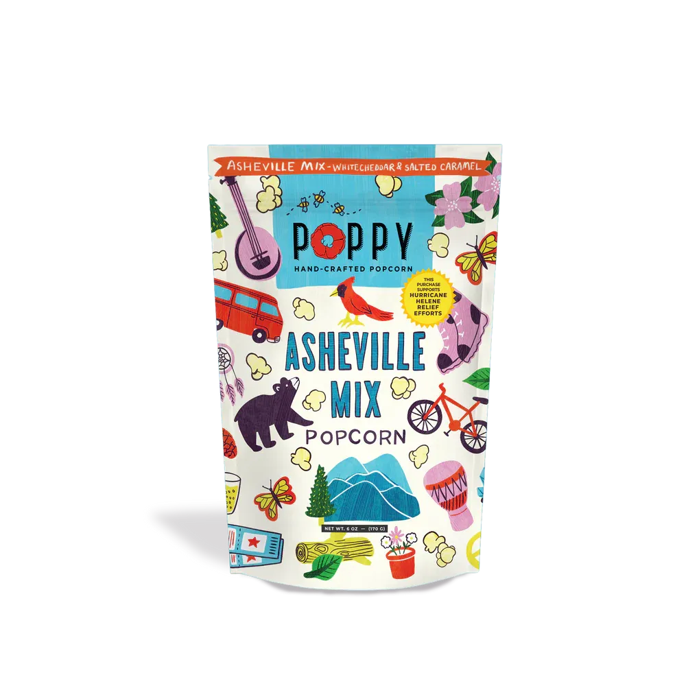 Poppy Popcorn Asheville Mix Artist Bag