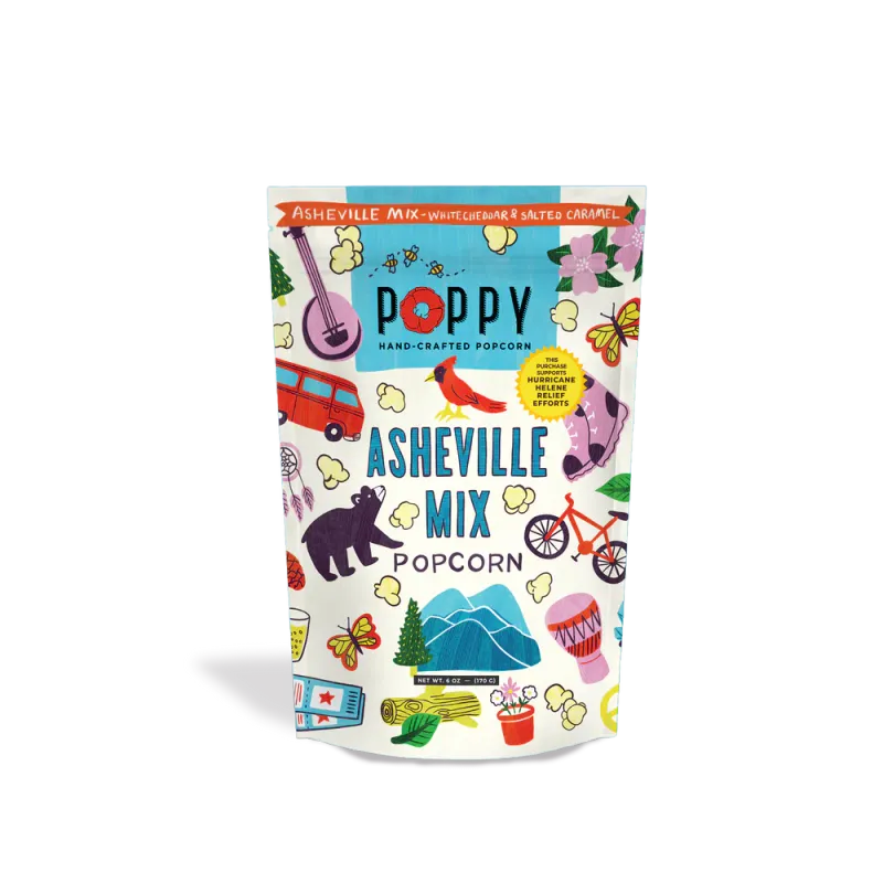Poppy Popcorn Asheville Mix Artist Bag