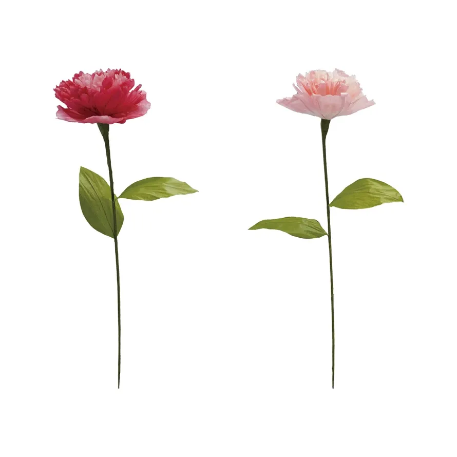 Paper Flower Pick Blush Pink 31&quot;