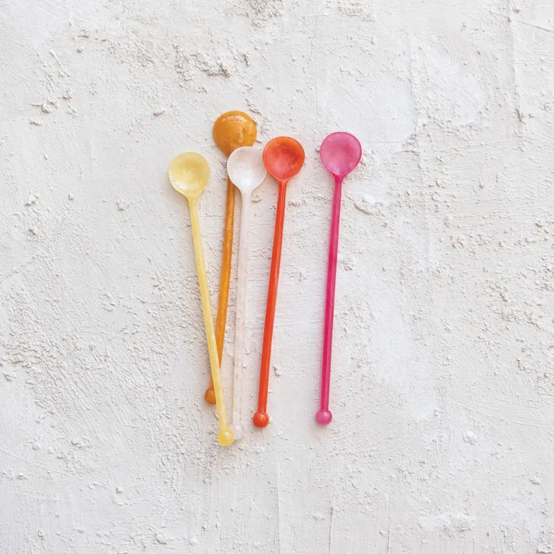 Cocktail Spoon Yellow