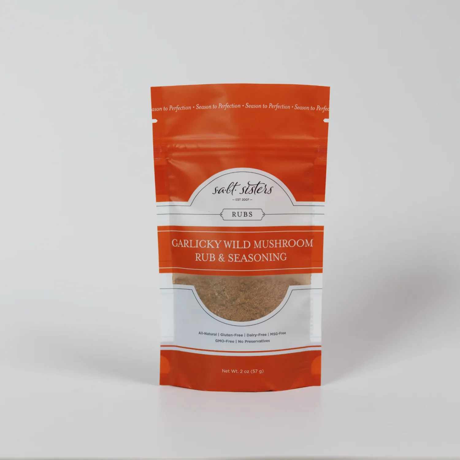 Garlicky Wild Mushroom Rub &amp; Seasoning 2oz