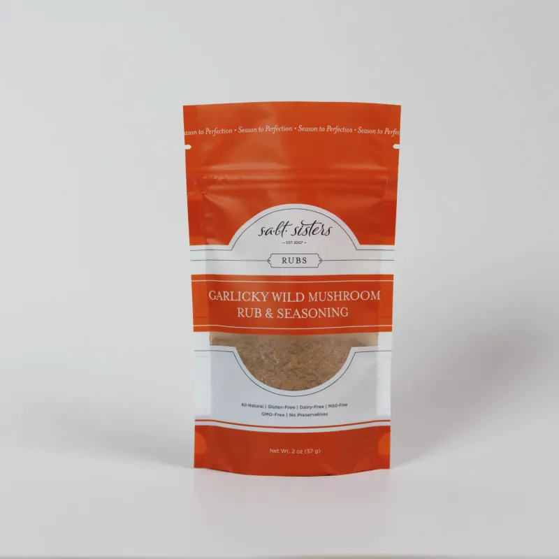 Garlicky Wild Mushroom Rub &amp; Seasoning 2oz