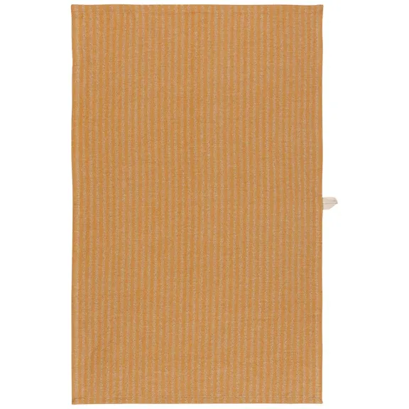Linen Dishtowel Stripe In Ochre