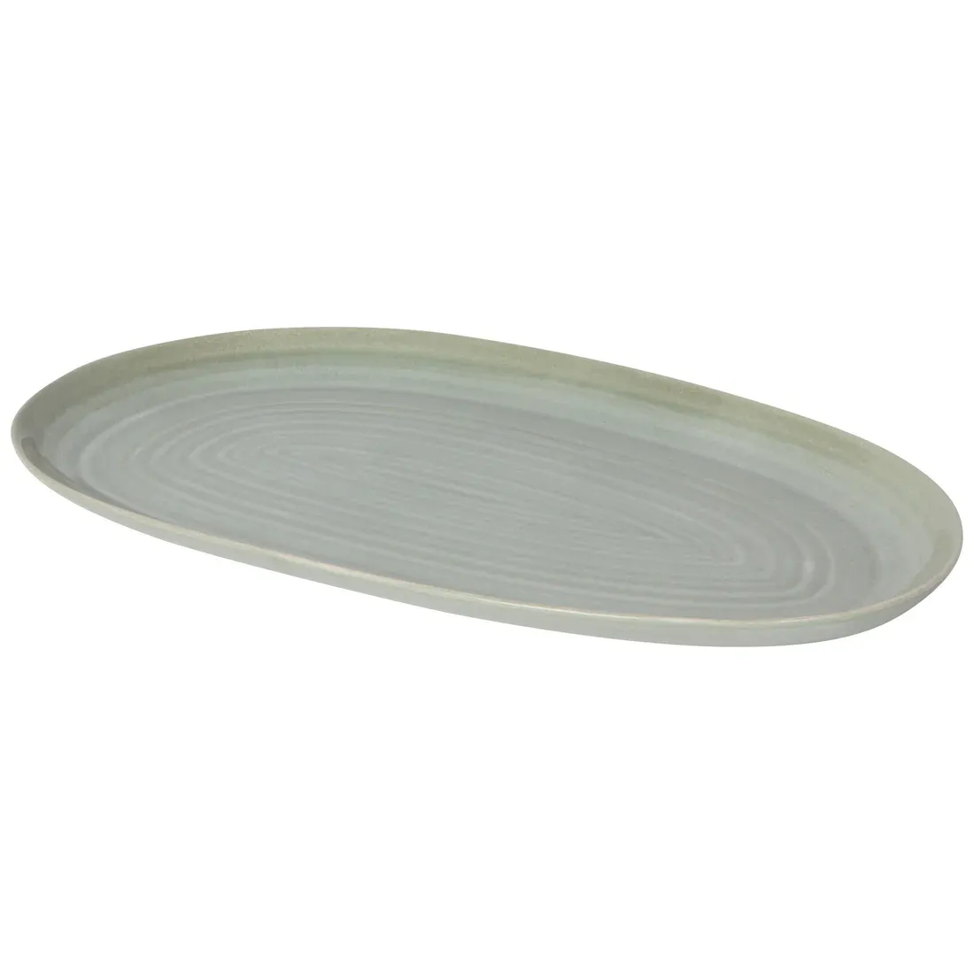 Oval Platter Aquarius Sage 10.5&quot;