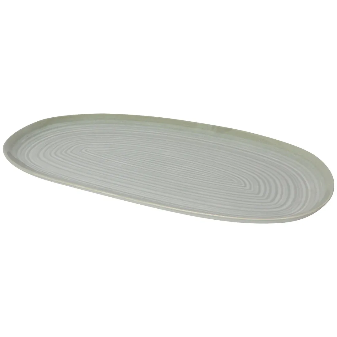 Oval Platter Aquarius Sage 15&quot;