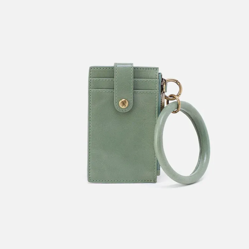 HOBO Ring Credit Card Wristlet In Jade