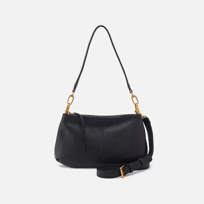 HOBO Vance Shoulder Crossbody Bag In Black